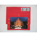 LOVELY CHRISTMAS CARD OF THE PRINCE OF MONACO - 1999 WITH ENVELOPE