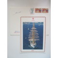 LOVELY CHRISTMAS CARD OF PRINCE ALBERT OF MONACO - 1997 WITH ENVELOPE