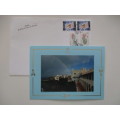LOVELY CHRISTMAS CARD OF PRINCE ALBERT OF MONACO  - 2001 - WITH ENVELOPE