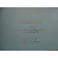 LOVELY CHRISTMAS CARD OF PRINCE ALBERT OF MONACO  - 2001 - WITH ENVELOPE