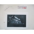 LOVELY CHRISTMAS CARD FROM PRINCE ALBERT OF MONACO  - 2008 AND ENVELOPE