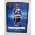 TWO LOVELYRUGBY TRADING CARDS - WICUS BLAAUW AND DUSTY NOBLE - W.P AND CHEETAHS