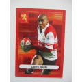 TWO LOVELYRUGBY TRADING CARDS - WICUS BLAAUW AND DUSTY NOBLE - W.P AND CHEETAHS