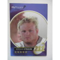 RUGBY BIG BALL SIGNATURE SERIES CARDS - FOIL CARD - ADRIAAN STRAUSS