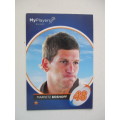 RUGBY TRADING CARD - MARNITZ BOSHOFF - SIGNATURE SERIES