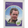 RUGBY TRADING CARD - MARTIN BEZUIDENHOUT - SIGNATURE SERIES