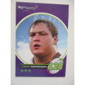 RUGBY TRADING CARD - COENIE OOSTHUIZEN - SIGNATURE SERIES