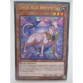 YU-GI-OH TRADING CARD - CRYSTAL BEAST AMETHYST CAT / FOIL CARD / SHINY