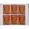 SCOOBY DOO TRADING CARDS  PACK OF 6 DIFFERENT