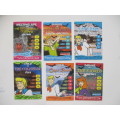 SCOOBY DOO TRADING CARDS - PACK OF 6 DIFFERENT CARDS