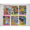 SCOOBY DOO TRADING CARDS - PACK OF 6 DIFFERENT CARDS