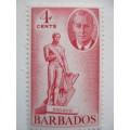 BARBADOS - UNUSED 4 CENTS STAMP