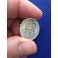 SOUTH AFRICA BEAUTIFUL 20c COIN WITH BLUE HUE AND MIRROR LIKE 1981