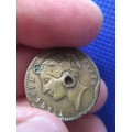 ANTIQUE COIN  VICTORIA  REGINA - 1837 - HOLE IN COIN SUGGESTS VERY NEAT WITH AN EDGE ERROR?