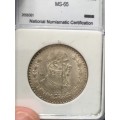 MEXICO - SILVER 1962 PESO  - OLD R1 SIZE- MS65 GRADED COIN