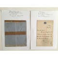 VINTAGE AND ANTIQUE HAND WRITTEN LETTER AND DOCUMENT LOT 1864 1910