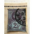 GREAT BRITAIN LOT OF 3 USED MOUNTED STAMPS