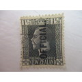 NEW ZEALAND - KING GEORGE USED PRINTED OVER STAMP