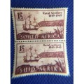 SOUTH AFRICA  UNUSED  PAIR OF STAMPS