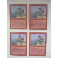 MAGIC THE GATHERING - GOBLINS OF THE FLARG - THE DARK - SET OF 4 CARDS