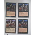 MAGIC THE GATHERING - DRUDGE SKELETONS - UNLIMITED SET OF 4 CARDS