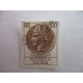 ITALY  - USED 100 LIRE STAMP