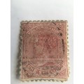 NEW ZEALAND ONE SHILLING QUEEN VICTORIA STAMP