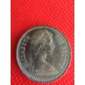 RHODESIA UNCIRCULATED 20c  2. 1964  COIN
