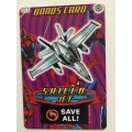 MARVEL -SPIDER-MAN HEROES & VILLIANS - BONUS CARD - S.H. I. E.L.D. JET