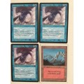 MAGIC THE GATHERING - STORM ELEMENTAL 3 X CARDS PLUS ANOTHER BETA