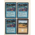 MAGIC THE GATHERING - HIGH TIDE -  FALLEN EMPIRES X 3  AND ANOTHER CARD