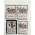 MAGIC THE GATHERING - TUNDRA WOLVES 3 CARDS AND ANOTHER  4 CARDS