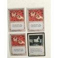 MAGIC THE GATHERING - HEALING SALVE X 3 CARDS AND ANOTHER