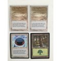 MAGIC THE GATHERING  -  CIRCLE OF PROTECTION WHITE X3 CARDS AND ANOTHER