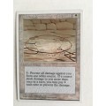 MAGIC THE GATHERING  -  CIRCLE OF PROTECTION WHITE X3 CARDS AND ANOTHER