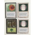 MAGIC THE GATHERING- CIRCLE OF PROTECTION GREEN X 3 CARDS AND ANOTHER  ICE AGE AND 4TH EDITION