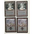 MAGIC THE GATHERING - SWAMP X 4 CARDS