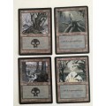 MAGIC THE GATHERING - 4X SWAMP CARDS