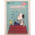 A GOLDEN BOOK - SNOOPY`S WORD BOOK - 1987