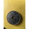 NORWAY 5 KRONER 1999 COIN