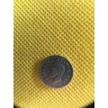 SOUTH AFRICA -  1950  - 3 PENCE 3D OR TICKY