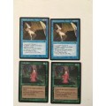 MAGIC THE GATHERING - 2 HALF SETS - ARNJLOT`S ASCENT X 2 - DEADLY INSECT X2 - 4 CARDS