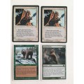 MAGIC THE GATHERING - ICATIAN INFANTRY X 2 - GRIZZLY BEARS X 2 - 4 CARDS