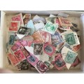 STAMPS IN VINTAGE ARWA BOX OLD UNCHECKED