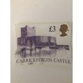 GREAT BRITAIN - USED STAMP  CARRICKFERGUS CASTLE USED STAMP