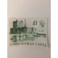 GREAT BRITAIN - USED  CARRICKFERGUS  CASTLE  STAMP