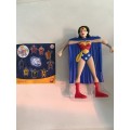 LOVELY WONDER WOMAN ACTION FIGURE WITH CARD - MC DONALDS VERSION