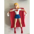 LOVELY SUPER WOMAN ACTION FIGURE WITH CARD - MC DONALDS  VERSION