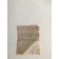 USED BELGIUM STAMP PRINTED OVER SERVICES