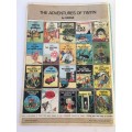 VINTAGE - TINTIN - CIGARS OF THE PHARAOH - PRINTED IN THE 70`S PAPER BACK